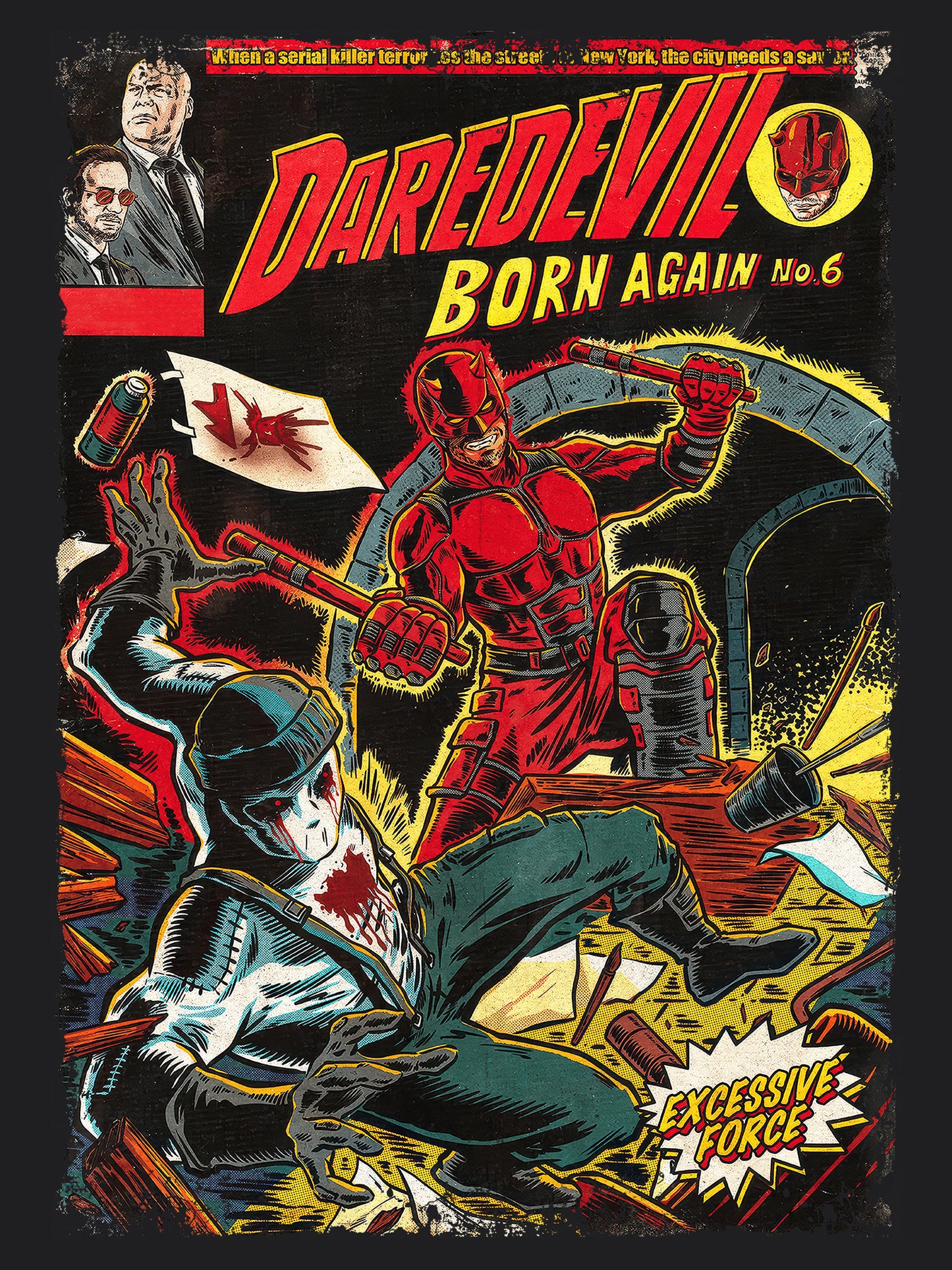 Daredevil Superhero TV Series | Unisex Graphic Short Sleeve Tee
