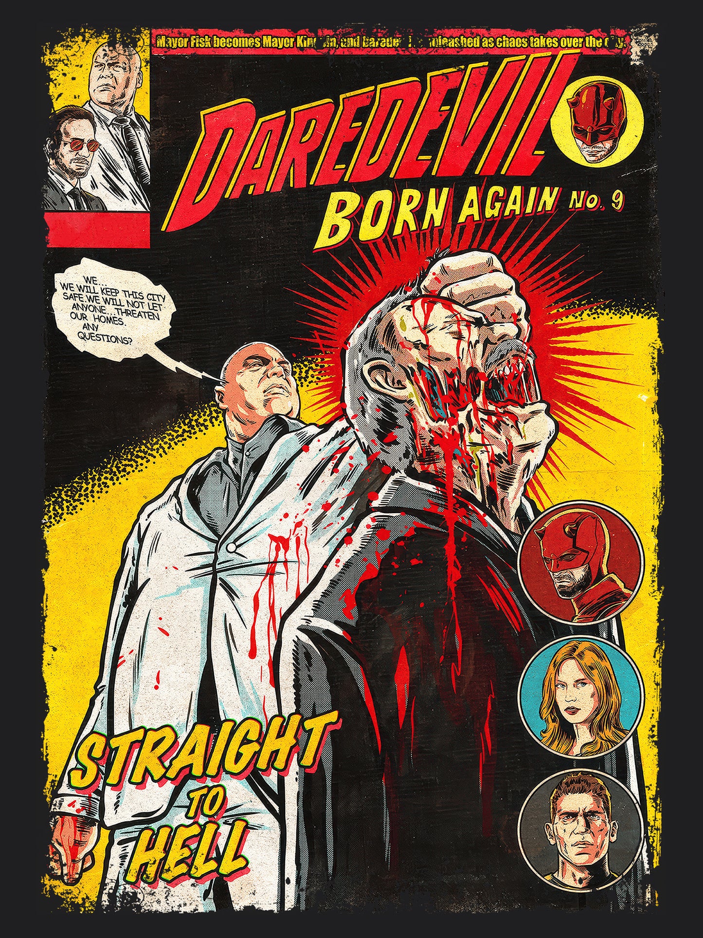 Daredevil Superhero TV Series | Unisex Graphic Short Sleeve Tee