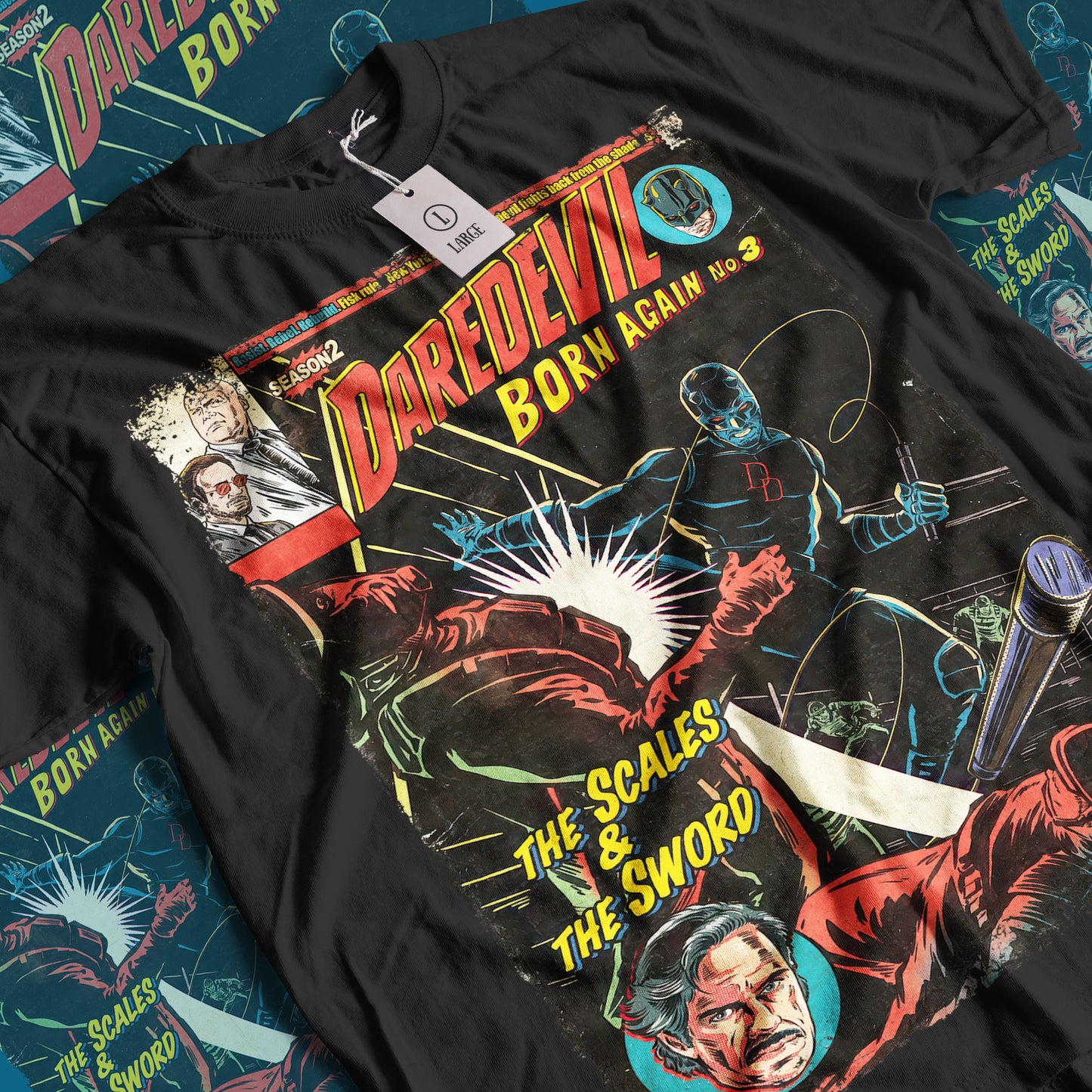 Daredevil Superhero TV Series | Unisex Graphic Short Sleeve Tee