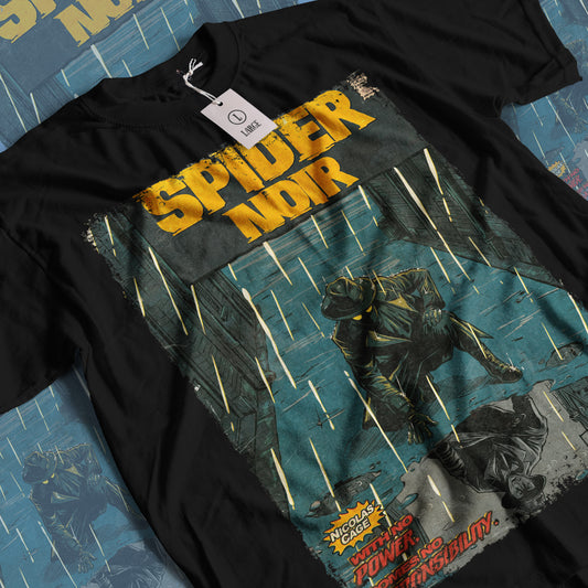 Spider Noir Superhero TV Series | Unisex Graphic Short Sleeve Tee