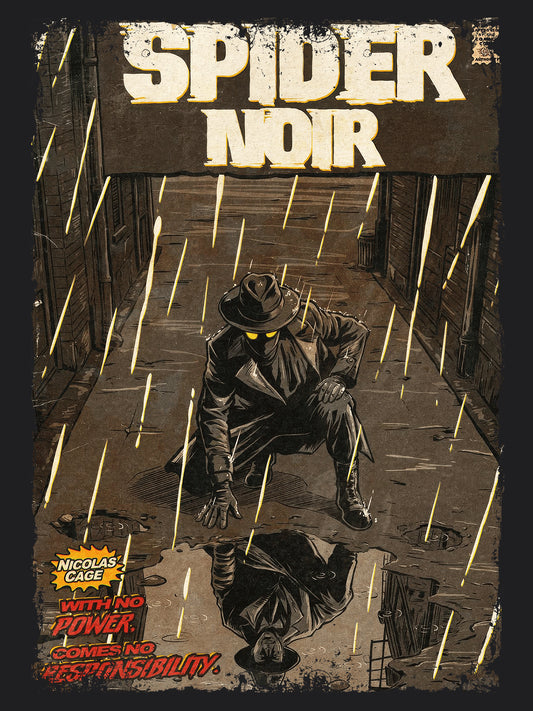Spider Noir Superhero TV Series | Unisex Graphic Short Sleeve Tee