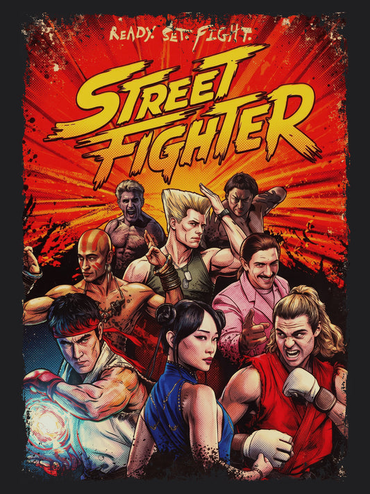 Street Fighter Action Video Game Movie | Unisex Graphic Short Sleeve Tee