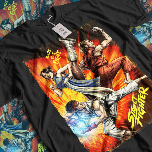 Street Fighter Action Video Game Movie | Unisex Graphic Short Sleeve Tee