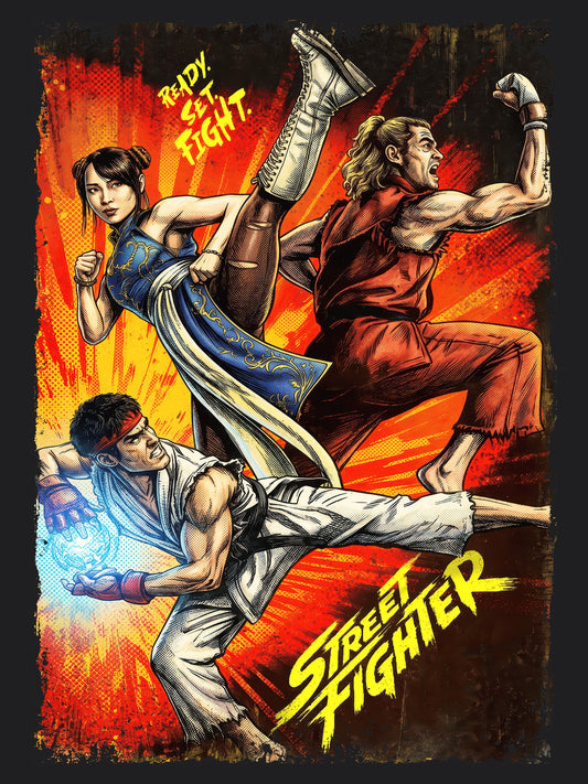 Street Fighter Action Video Game Movie | Unisex Graphic Short Sleeve Tee