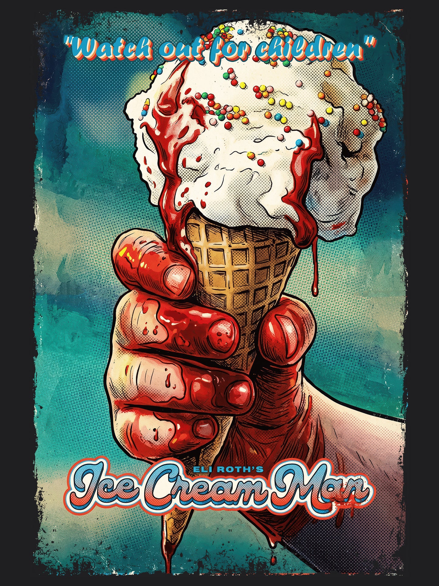 Ice Cream Man Horror Movie | Unisex Graphic Short Sleeve Tee