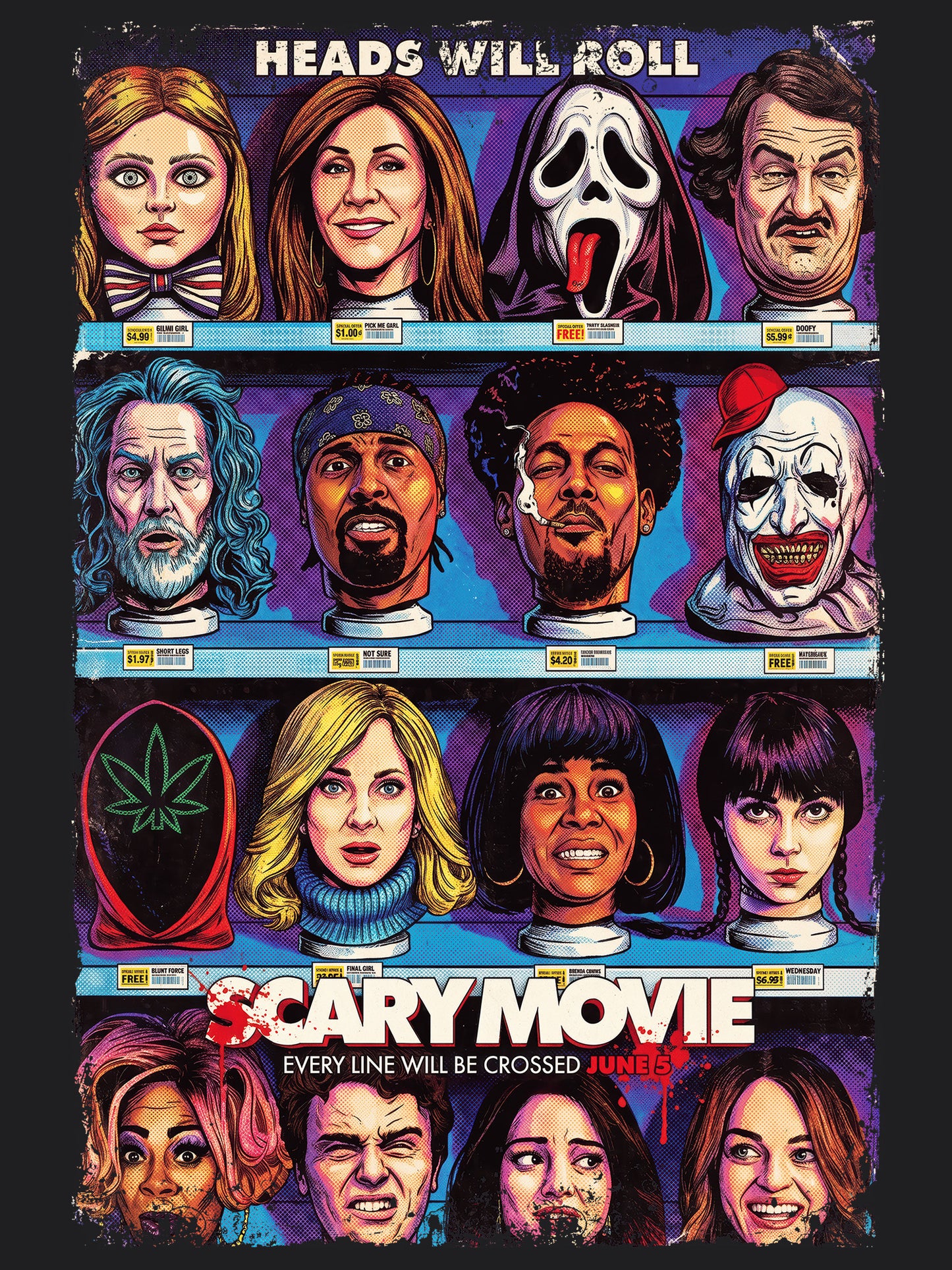 Scary Movie Horror Movies | Unisex Graphic Short Sleeve Tee