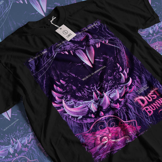 Dust Bunny Horror Movie T-Shirt | Unisex Graphic Short Sleeve Tee