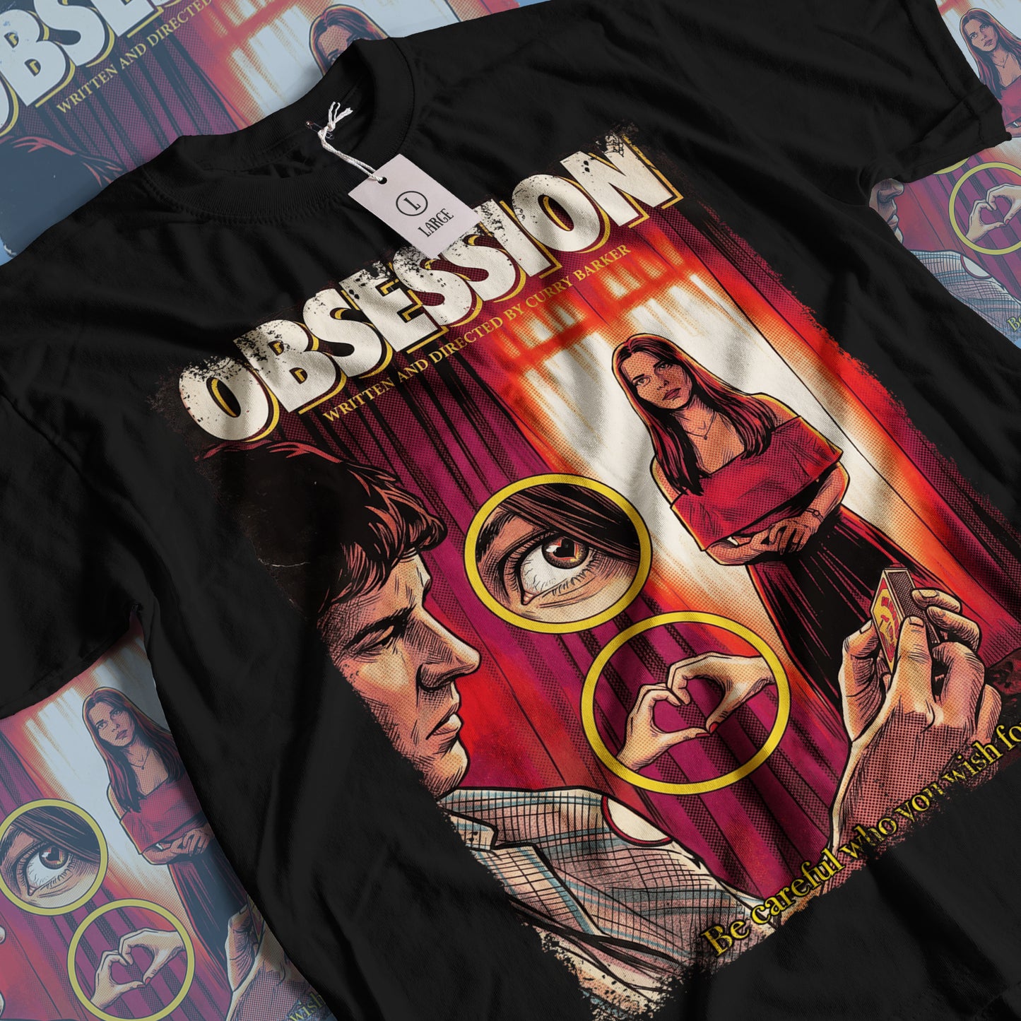 Obsession Horror Movie T-Shirt | Unisex Graphic Short Sleeve Tee