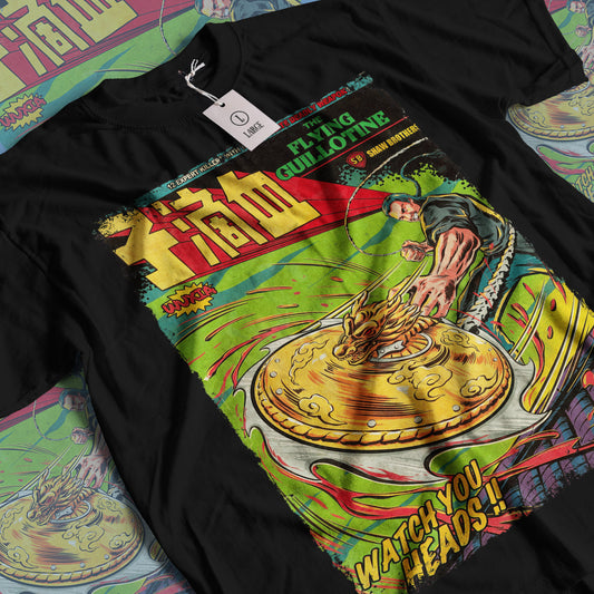 The Flying Guillotine Action Movie T-Shirt | Unisex Graphic Short Sleeve Tee