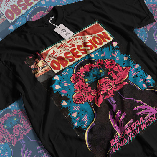Obsession Horror Movie T-Shirt | Unisex Graphic Short Sleeve Tee
