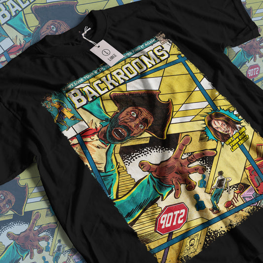 Backrooms Horror Movie T-Shirt | Unisex Graphic Short Sleeve Tee