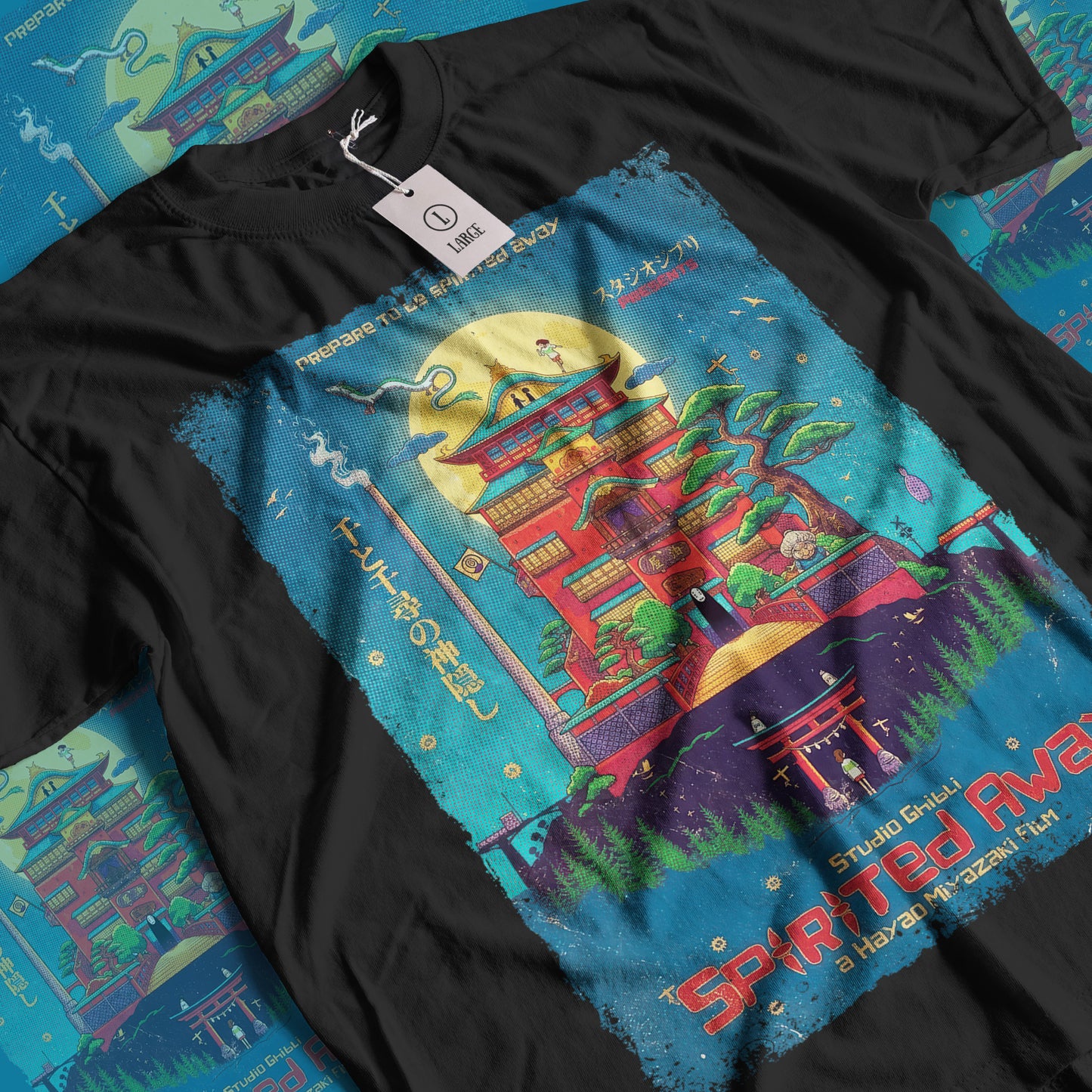 Ghibli's Spirited Away Anime Movie T-Shirt | Unisex Graphic Short Sleeve Tee