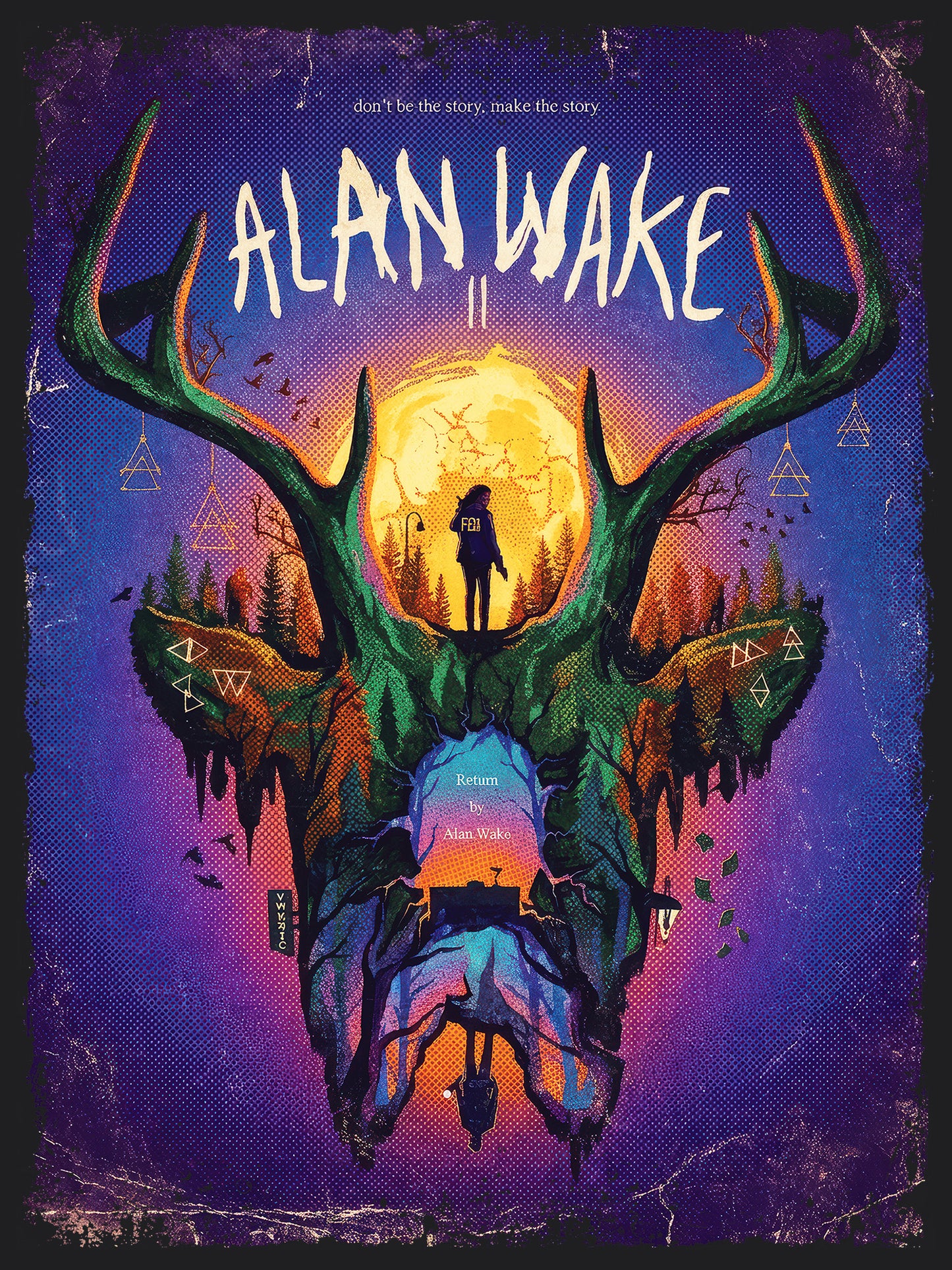 Alan Wake II Video Game T-Shirt | Unisex Graphic Short Sleeve Tee