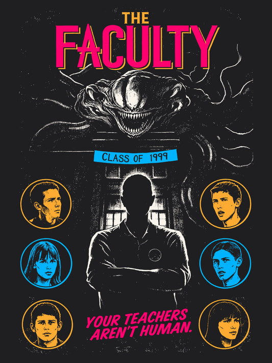 The Faculty Horror Movie T-Shirt | Unisex Graphic Short Sleeve Tee