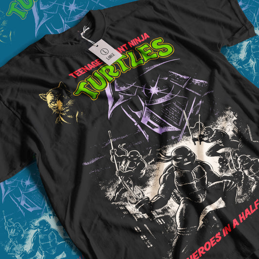 Teenage Mutant Ninja Turtles Animation Superhero Movie T-Shirt | Unisex Graphic Short Sleeve Tee