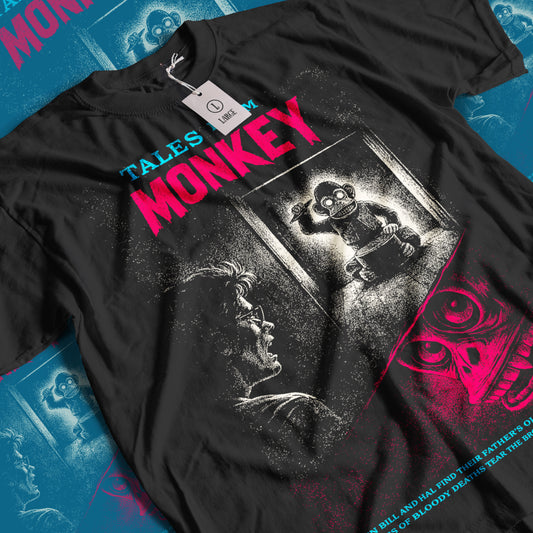 Tales From The Monkey Horror Movie T-Shirt | Unisex Graphic Short Sleeve Tee