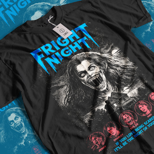 Fright Night Horror Movie T-Shirt | Unisex Graphic Short Sleeve Tee
