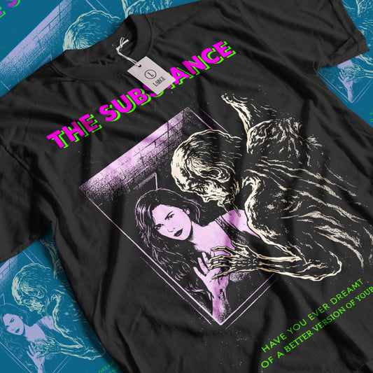 The Substance Horror Movie T-Shirt | Unisex Graphic Short Sleeve Tee