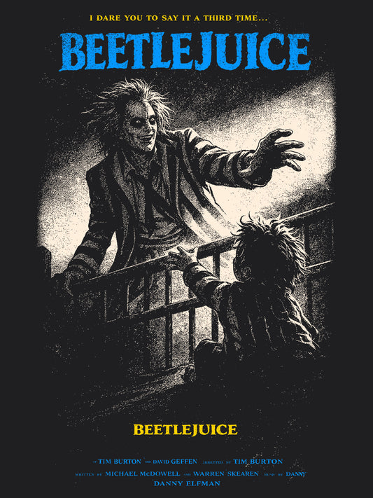 Beetlejuice Horror Movie T-Shirt | Unisex Graphic Short Sleeve Tee