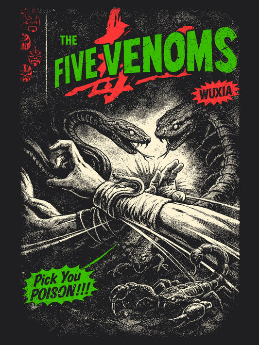 The Five Venoms Movie T-Shirt | Unisex Graphic Short Sleeve Tee