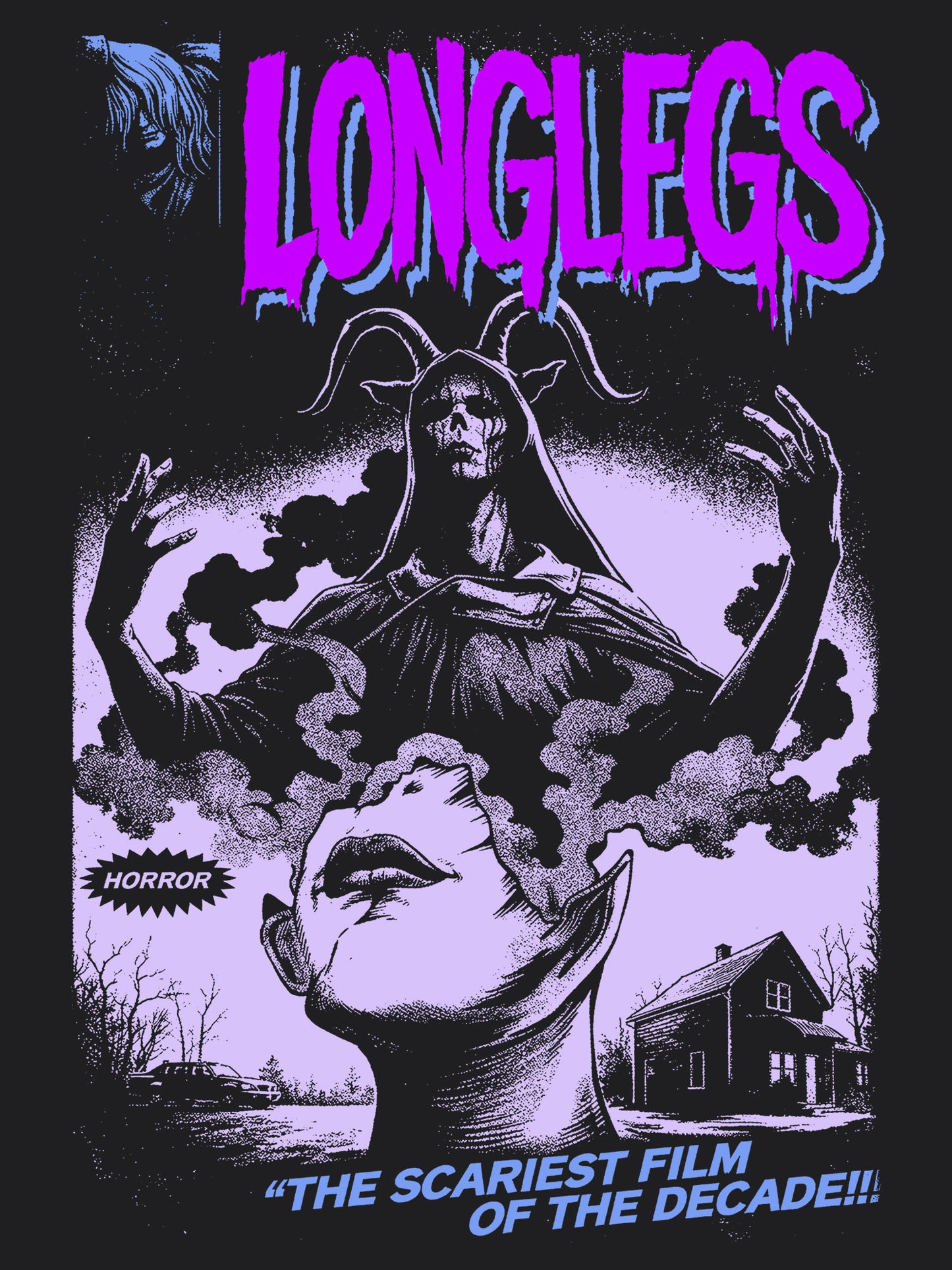 Longlegs Horror Movie T-Shirt | Unisex Graphic Short Sleeve Tee
