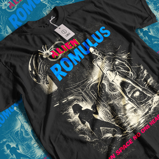 Alien Romulus Horror Sci-fi Movie T-Shirt | Unisex Graphic Short Sleeve Tee