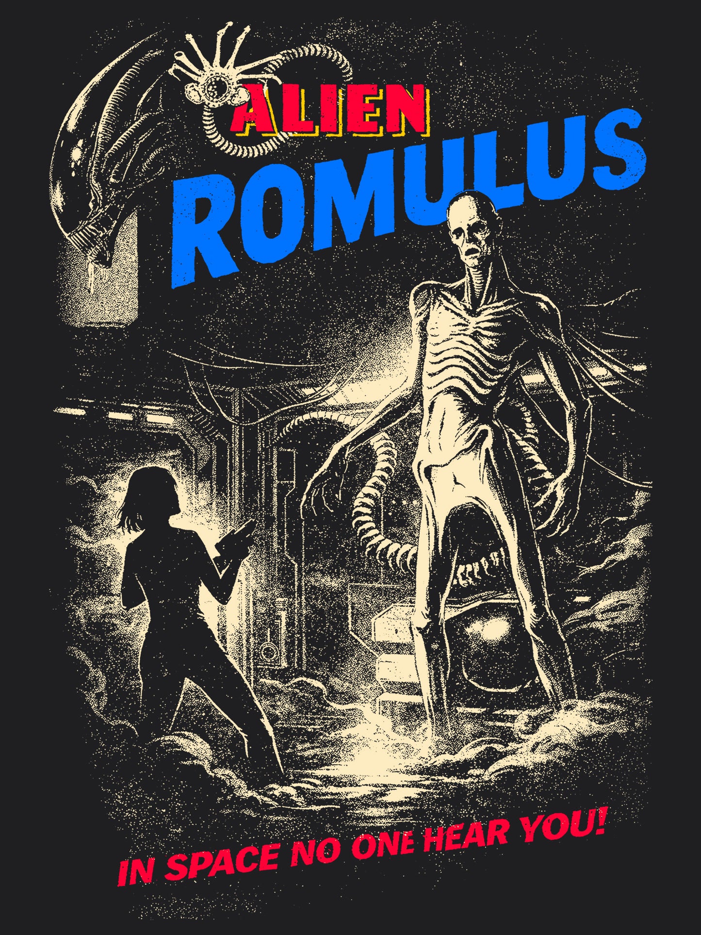 Alien Romulus Horror Sci-fi Movie T-Shirt | Unisex Graphic Short Sleeve Tee