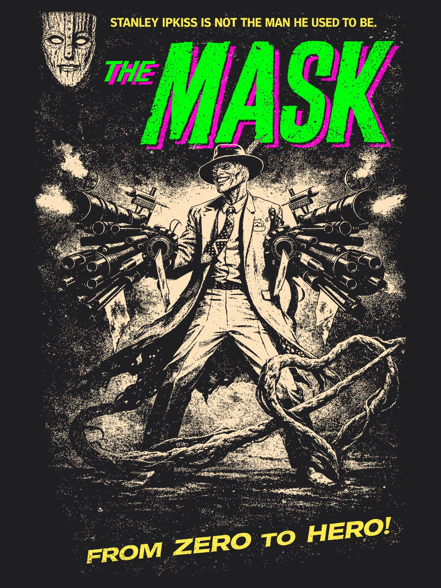 The Mask Horror Superhero Movie T-Shirt | Unisex Graphic Short Sleeve Tee