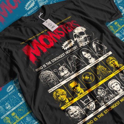 Villain Monsters Horror Movie T-Shirt | Unisex Graphic Short Sleeve Tee