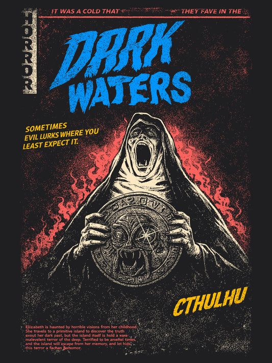 Dark Waters Horror Movie T-Shirt | Unisex Graphic Short Sleeve Tee