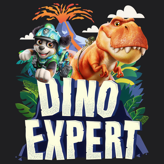 Dino Expert - Paw Patrol: The Dino Movie T-shirt - Animation TV Series Youth Short Sleeve Tee