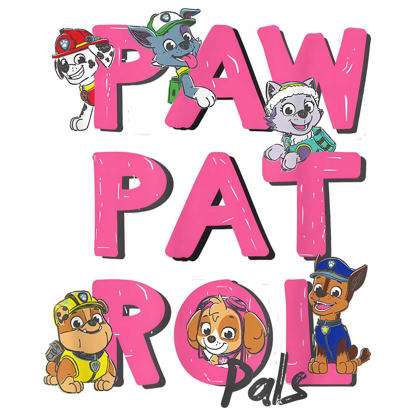 Paw Patrol T-shirt - Animation TV Series Youth Short Sleeve Tee