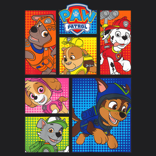 Paw Patrol T-shirt - Animation TV Series Youth Short Sleeve Tee