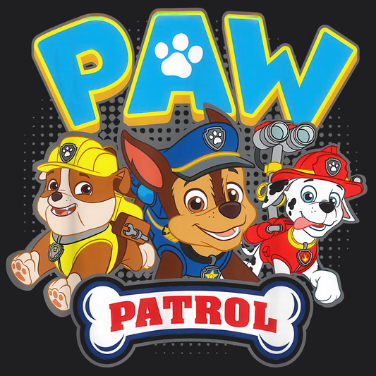 Paw Patrol T-shirt - Animation TV Series Youth Short Sleeve Tee