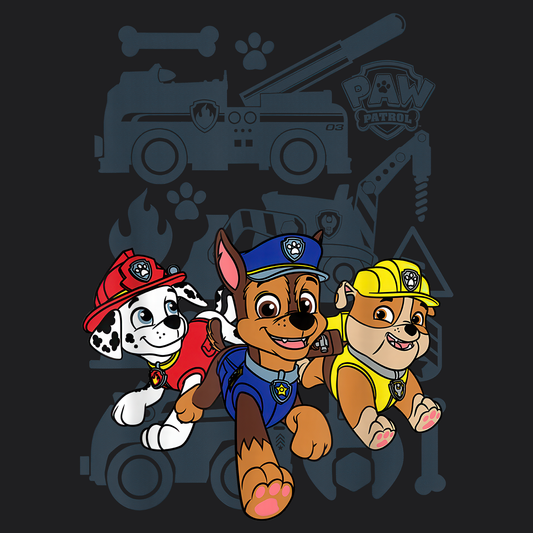 Paw Patrol T-shirt - Animation TV Series Youth Short Sleeve Tee