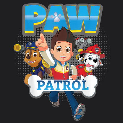 Paw Patrol T-shirt - Animation TV Series Youth Short Sleeve Tee