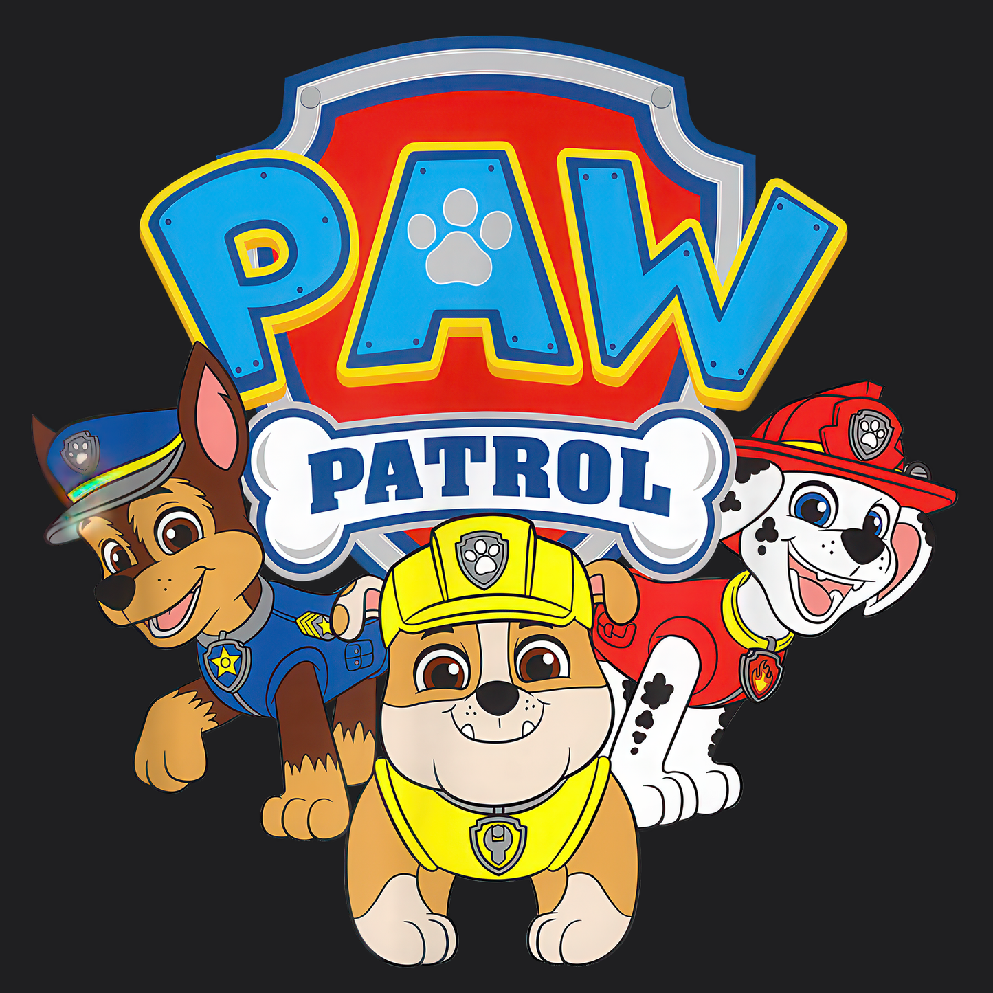 Paw Patrol T-shirt - Animation TV Series Youth Short Sleeve Tee