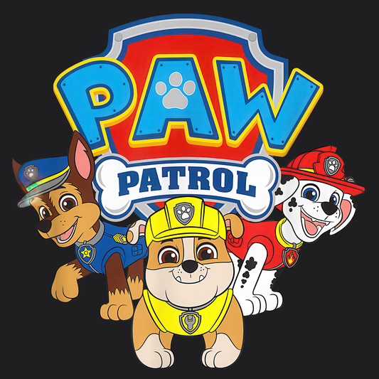 Paw Patrol T-shirt - Animation TV Series Youth Short Sleeve Tee