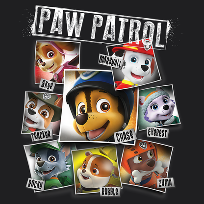 Paw Patrol T-shirt - Animation TV Series Youth Short Sleeve Tee