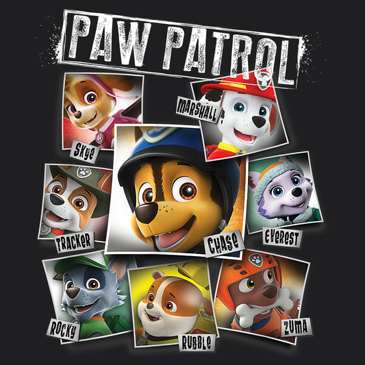 Paw Patrol T-shirt - Animation TV Series Youth Short Sleeve Tee