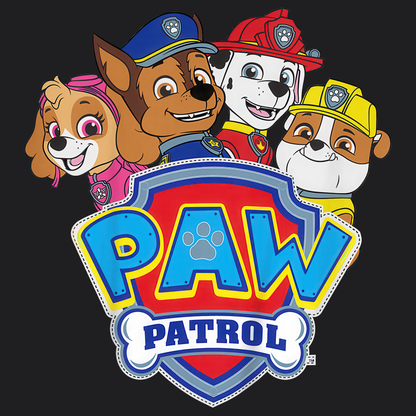 Paw Patrol T-shirt - Animation TV Series Youth Short Sleeve Tee
