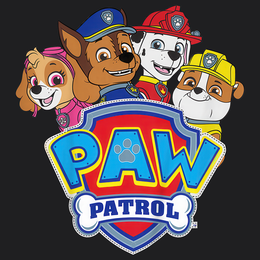 Paw Patrol T-shirt - Animation TV Series Youth Short Sleeve Tee