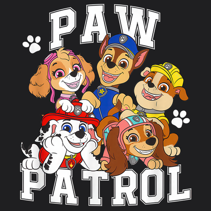 Paw Patrol T-shirt - Animation TV Series Youth Short Sleeve Tee