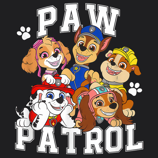 Paw Patrol T-shirt - Animation TV Series Youth Short Sleeve Tee