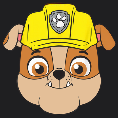 Rubble - Paw Patrol T-shirt - Animation TV Series Youth Short Sleeve Tee