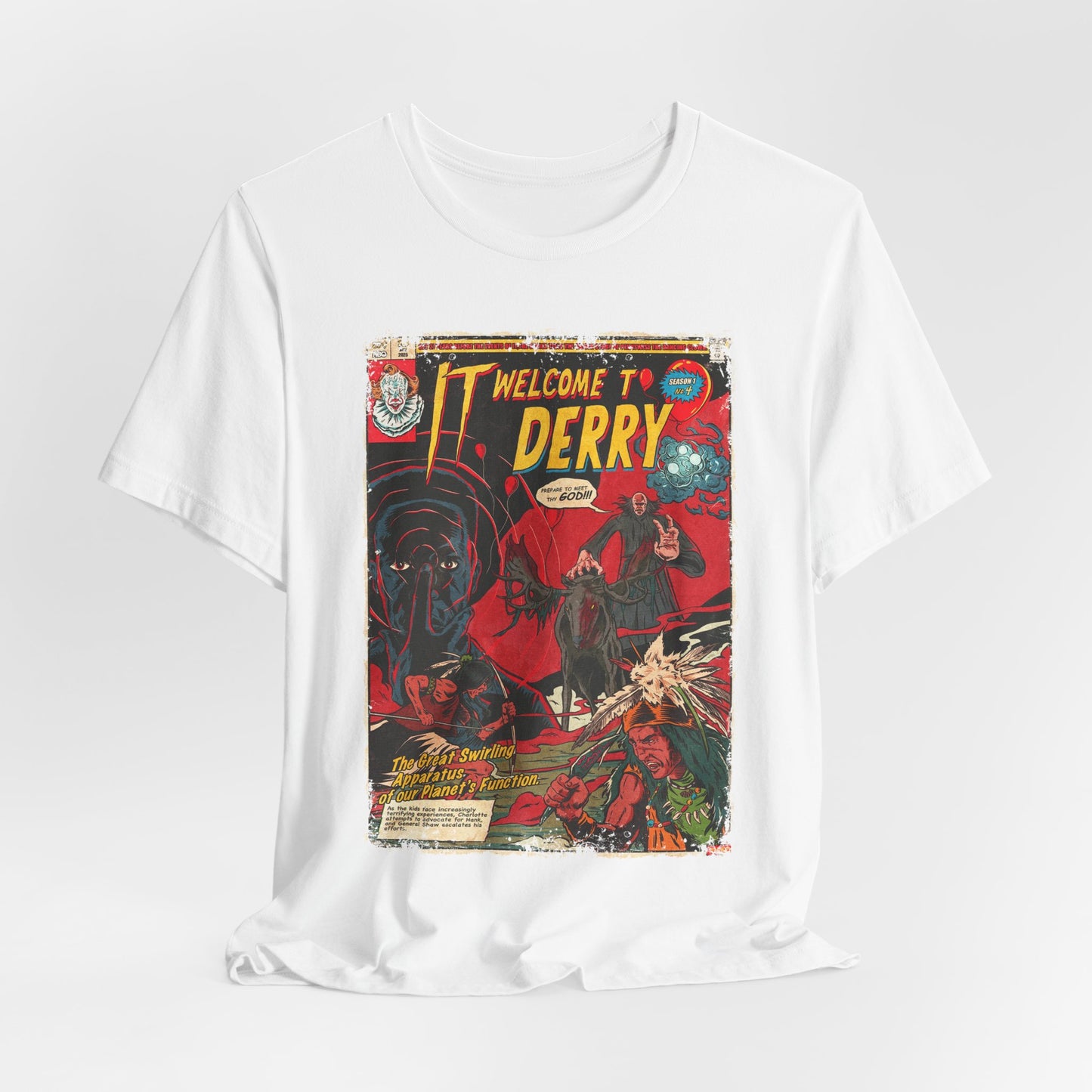 IT Welcome To Derry Horror TV Series | Unisex Graphic Short Sleeve Tee