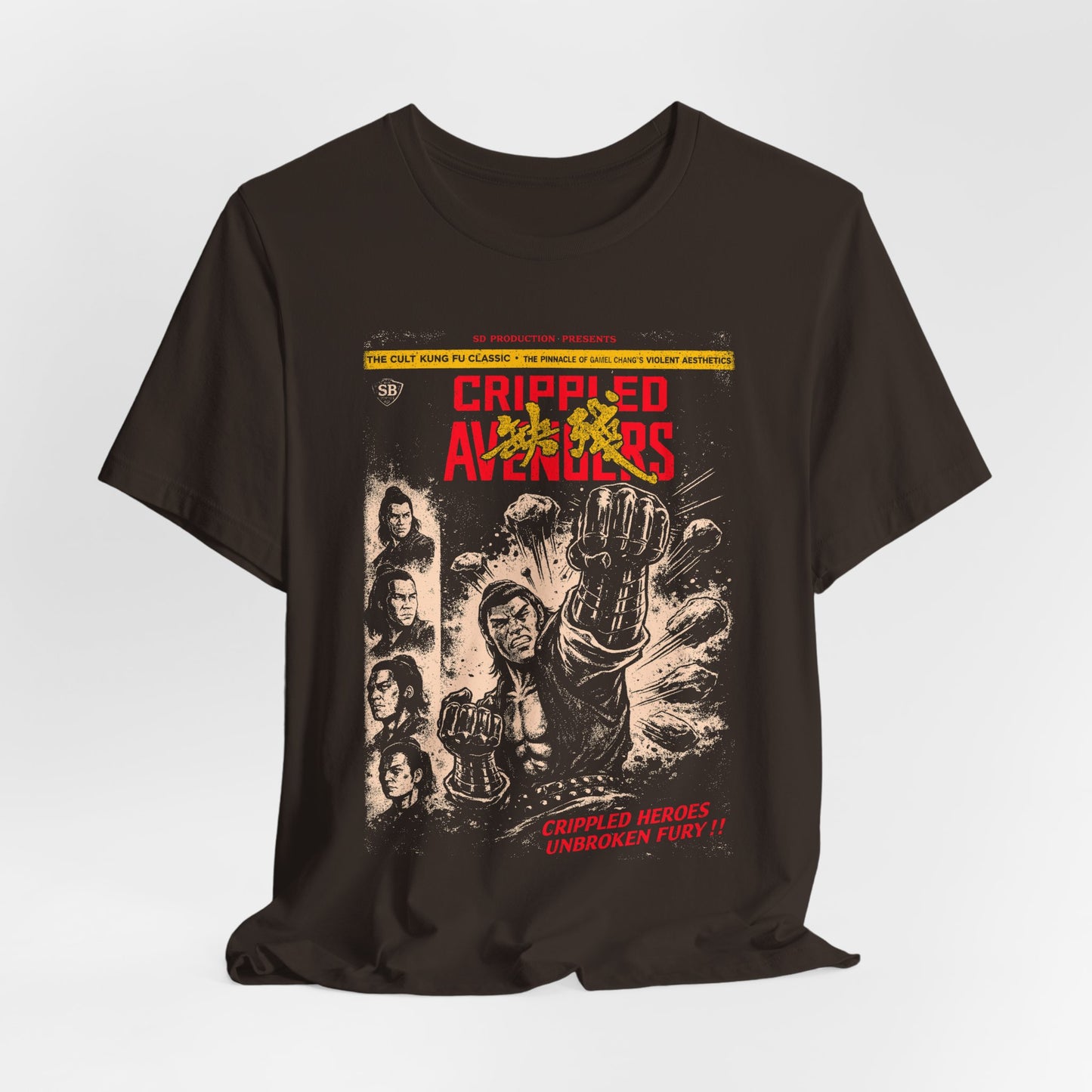 Crippled Avengers Movie T-Shirt | Unisex Graphic Short Sleeve Tee