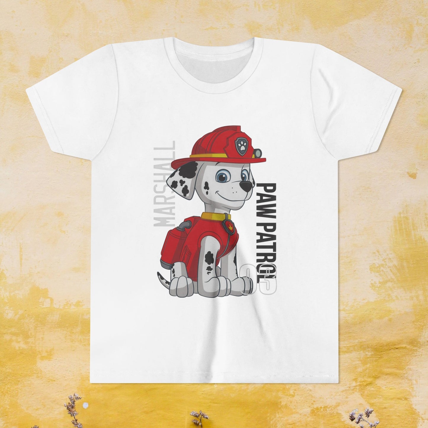 Marshall - Paw Patrol T-shirt - Animation TV Series Youth Short Sleeve Tee