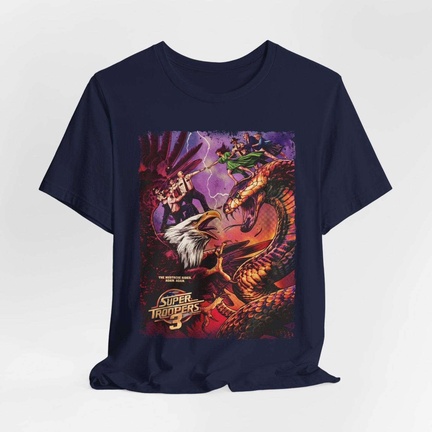 Super Troopers 3 Movie T-Shirt | Unisex Graphic Short Sleeve Tee