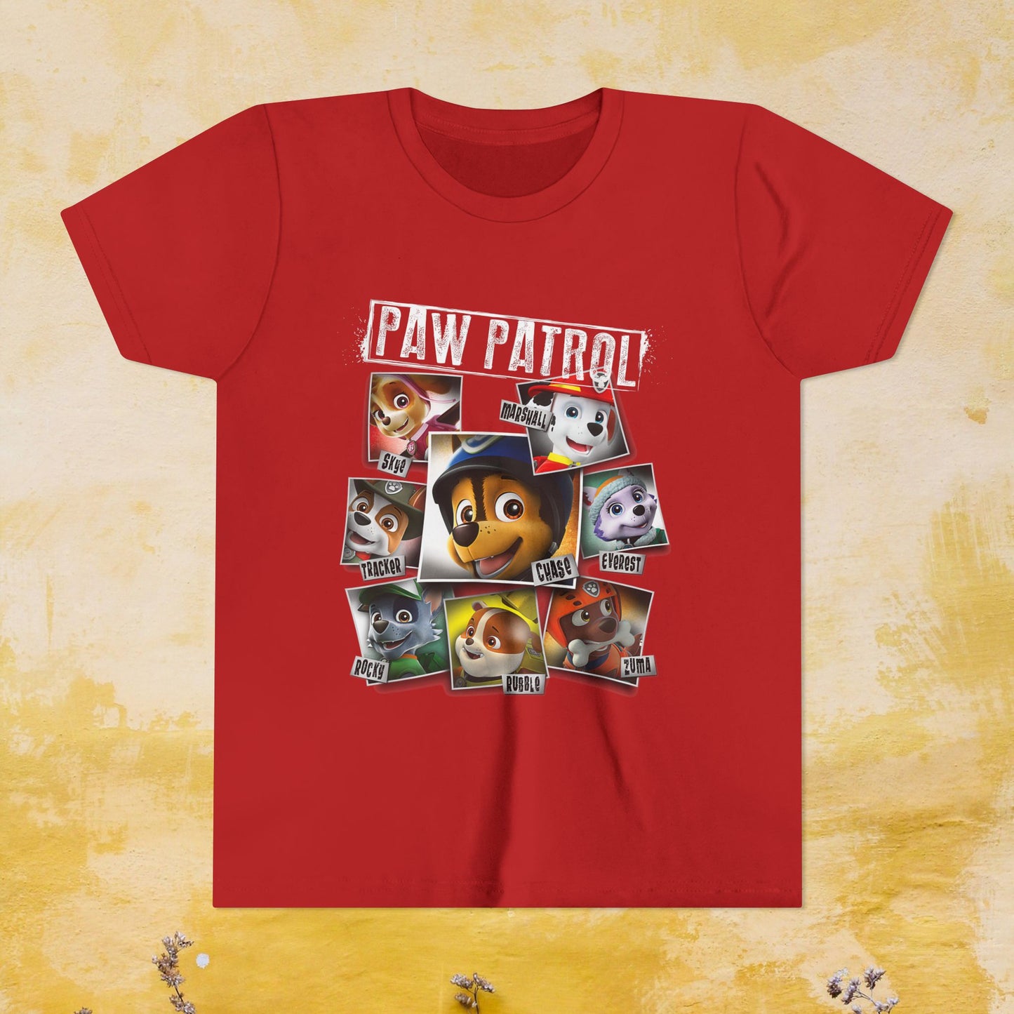 Paw Patrol T-shirt - Animation TV Series Youth Short Sleeve Tee
